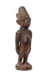 AFRICAN CARVED WOOD FETISH FIG