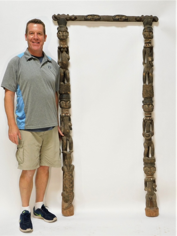 AFRICAN CARVED WOOD FIGURAL