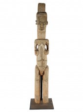 AFRICAN CARVED WOOD FIGUREon i