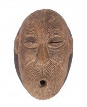 AFRICAN CARVED WOOD MASK Easte