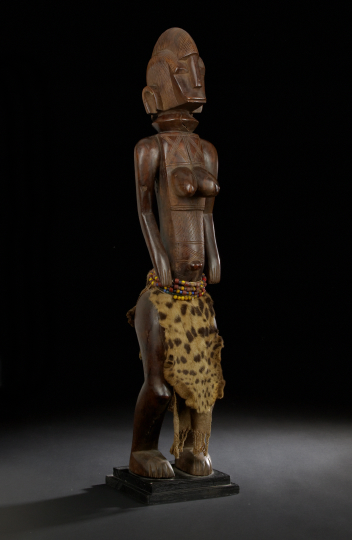 African Carved Wooden Figure of a