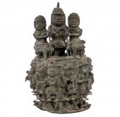 AFRICAN CAST BRONZE ALTAR OR S