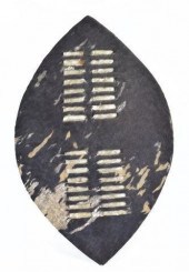 AFRICAN COWHIDE SHIELD, LIKELY