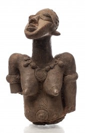 AFRICAN DJENNE TERRA COTTA BUS