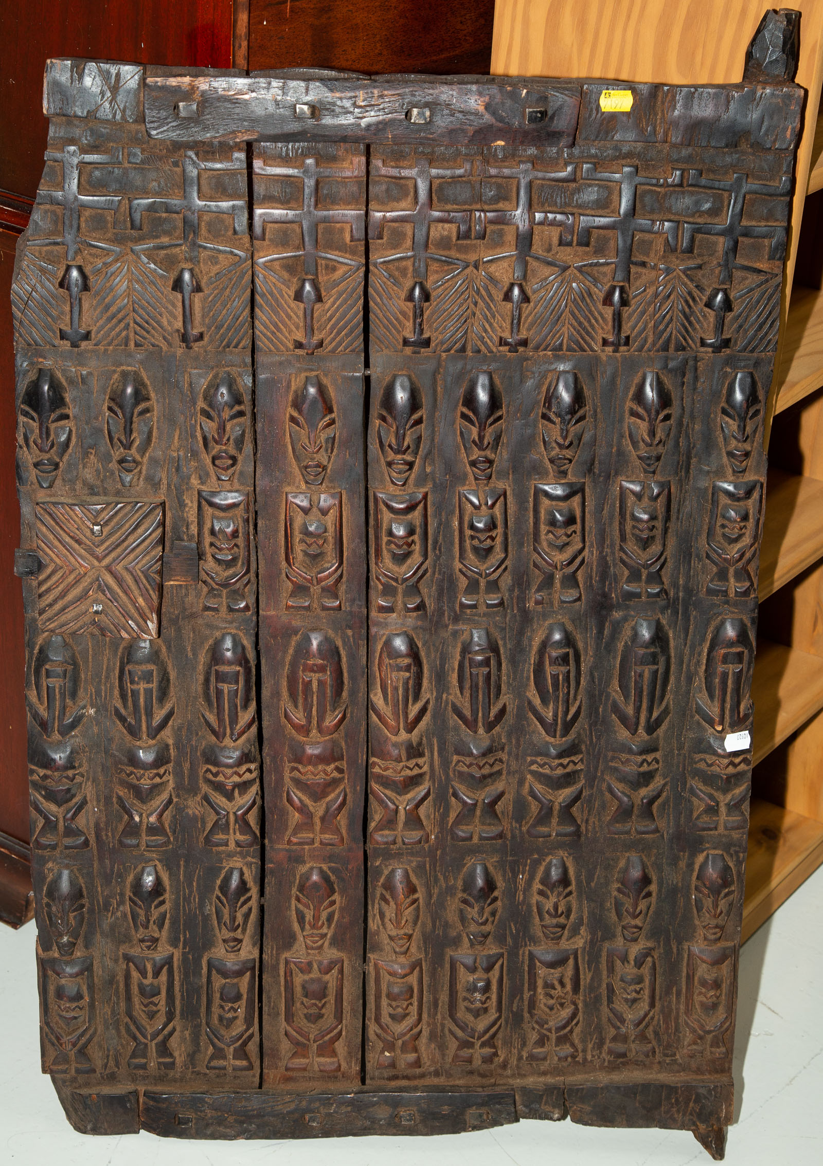 AFRICAN DOGON CARVED WOODEN DOOR