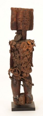 AFRICAN DOGON WOOD POWER FIGUR