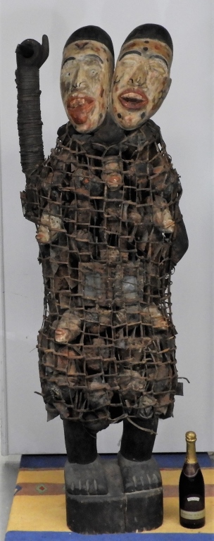 AFRICAN DOUBLE HEADED EFFIGY
