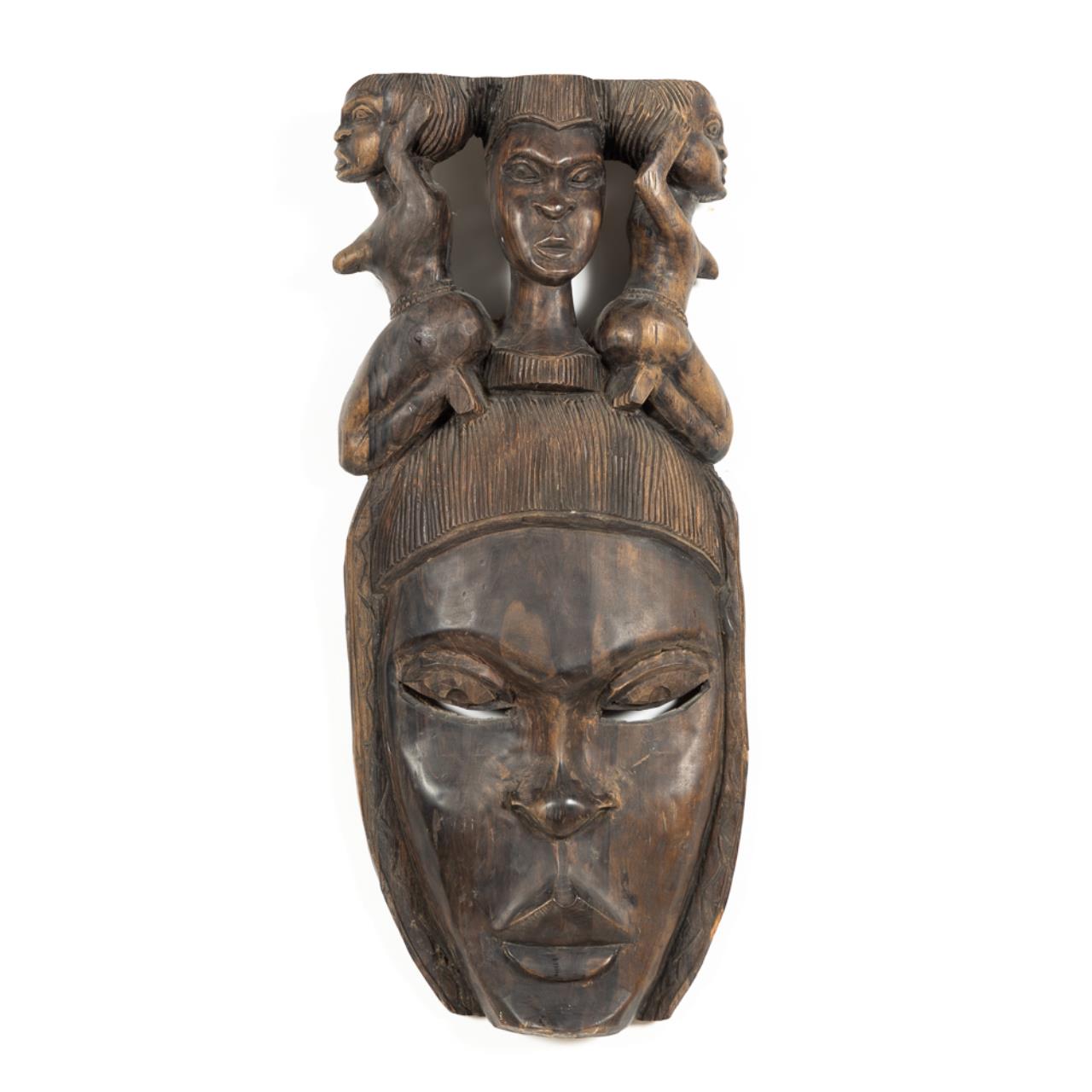AFRICAN DRC STYLE MASK WITH 2