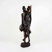 AFRICAN EBONY WOOD SCULPTURE M