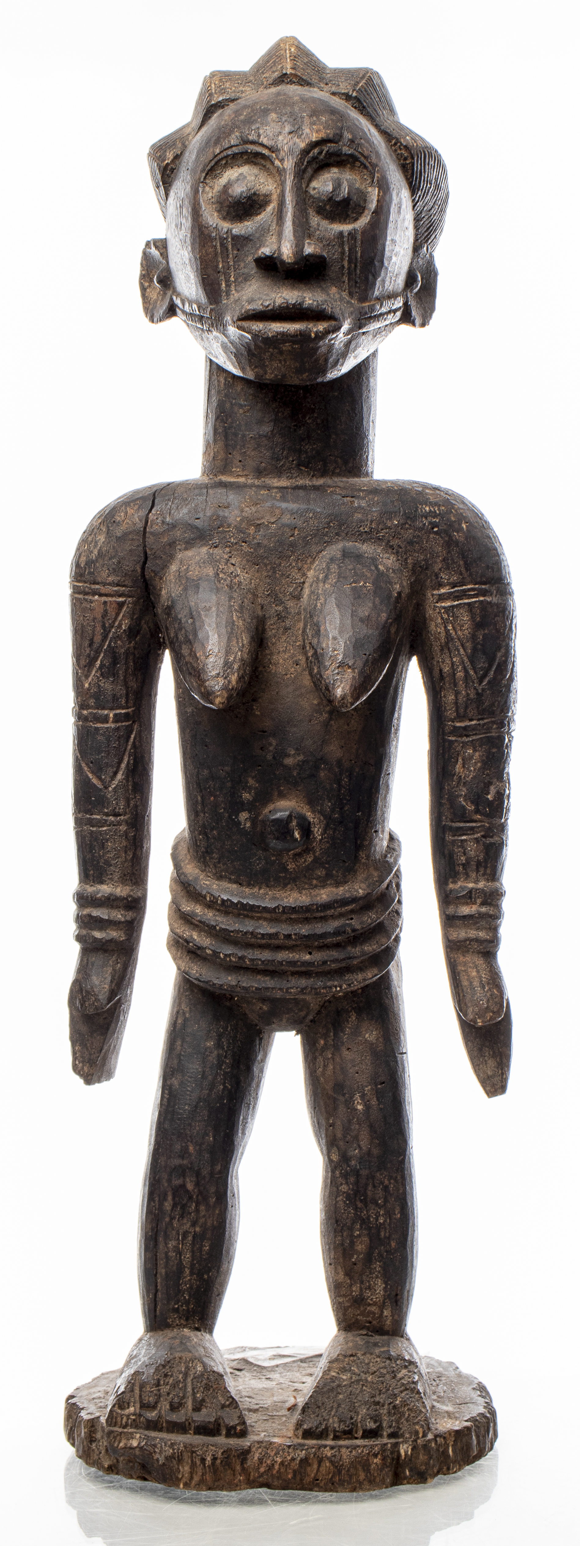 AFRICAN ELOYI CARVED FIGURE,