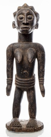 AFRICAN ELOYI CARVED FIGURE, N