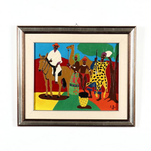 AFRICAN FAMILY PORTRAIT Acrylic