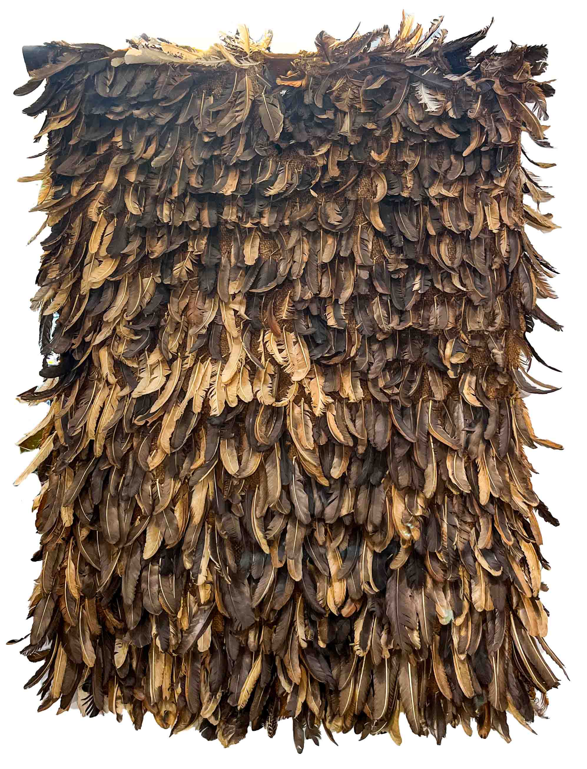 AFRICAN FEATHER-CLAD DANCE GARMENT,