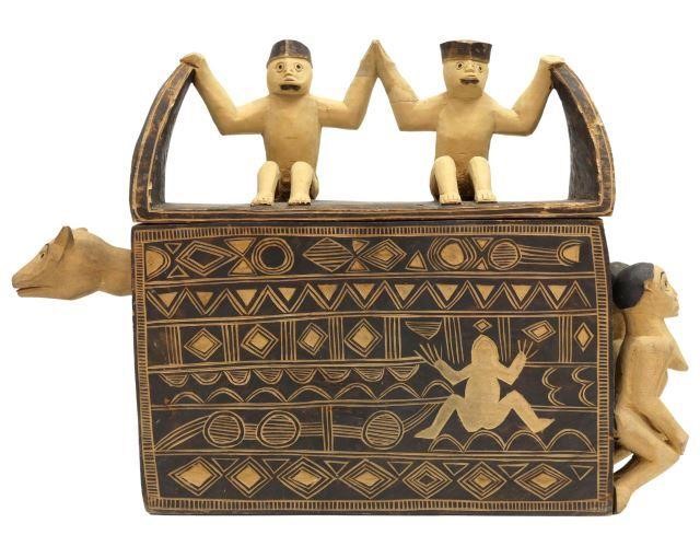 AFRICAN FIGURAL CARVED WOOD