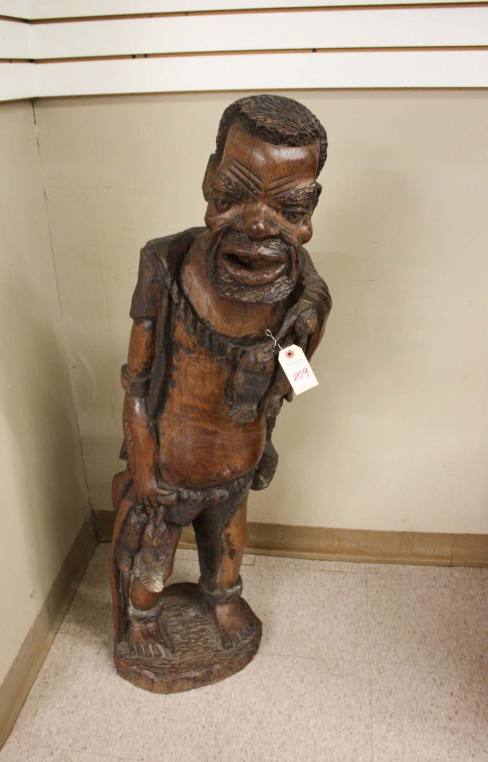 AFRICAN FIGURAL WOOD FLOOR