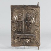 African Granary Door Baule Tri