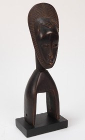 AFRICAN GURO TRIBE CARVED WOOD