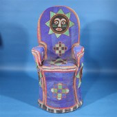 African hand beaded Yoruba cha