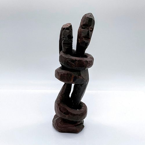 AFRICAN HAND CARVED COUPLE