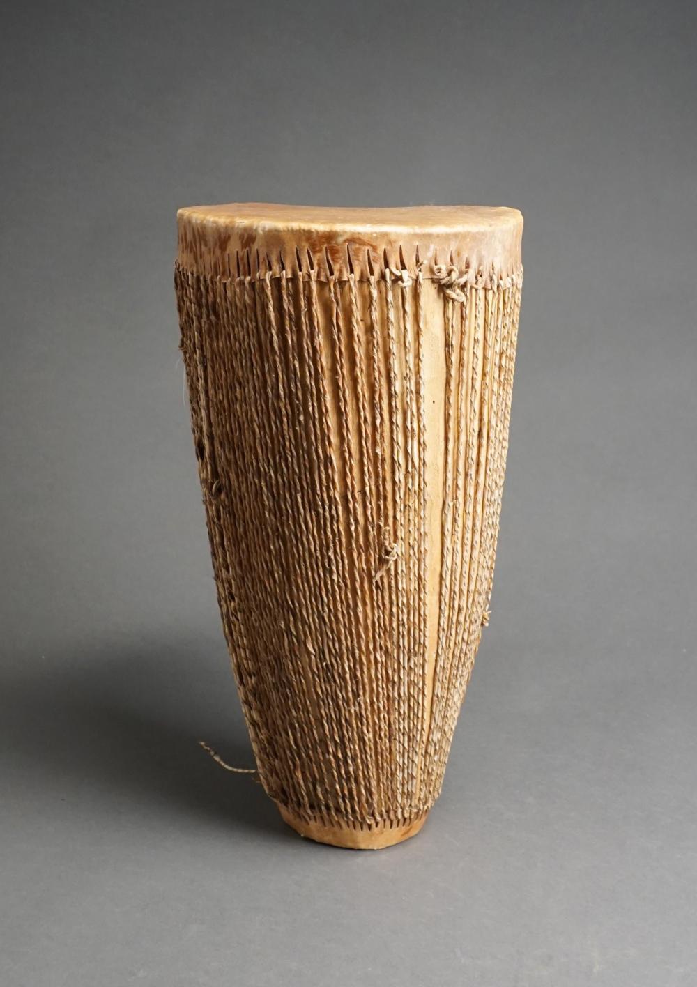 AFRICAN HIDE AND ROPE MOUNTED
