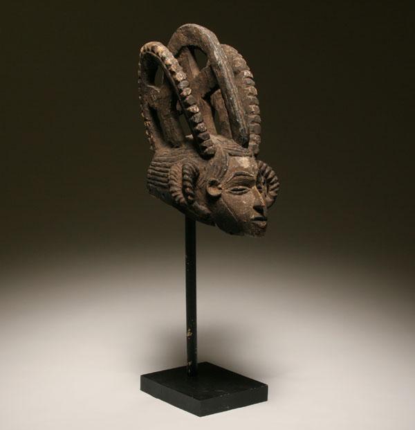 African Igbo carved wooden spirit