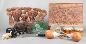 African instrument and carving