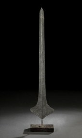African Iron Currency Blade,