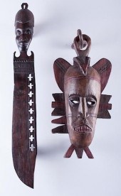 AFRICAN IRONWOOD CARVED CEREMO