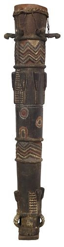 AFRICAN IVORY COAST CARVED WOO