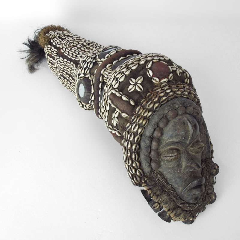 AFRICAN IVORY COAST DAN MASK:
