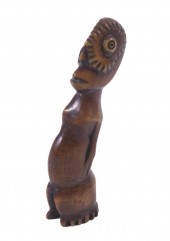 AFRICAN KONGO CARVED IVORY FIG