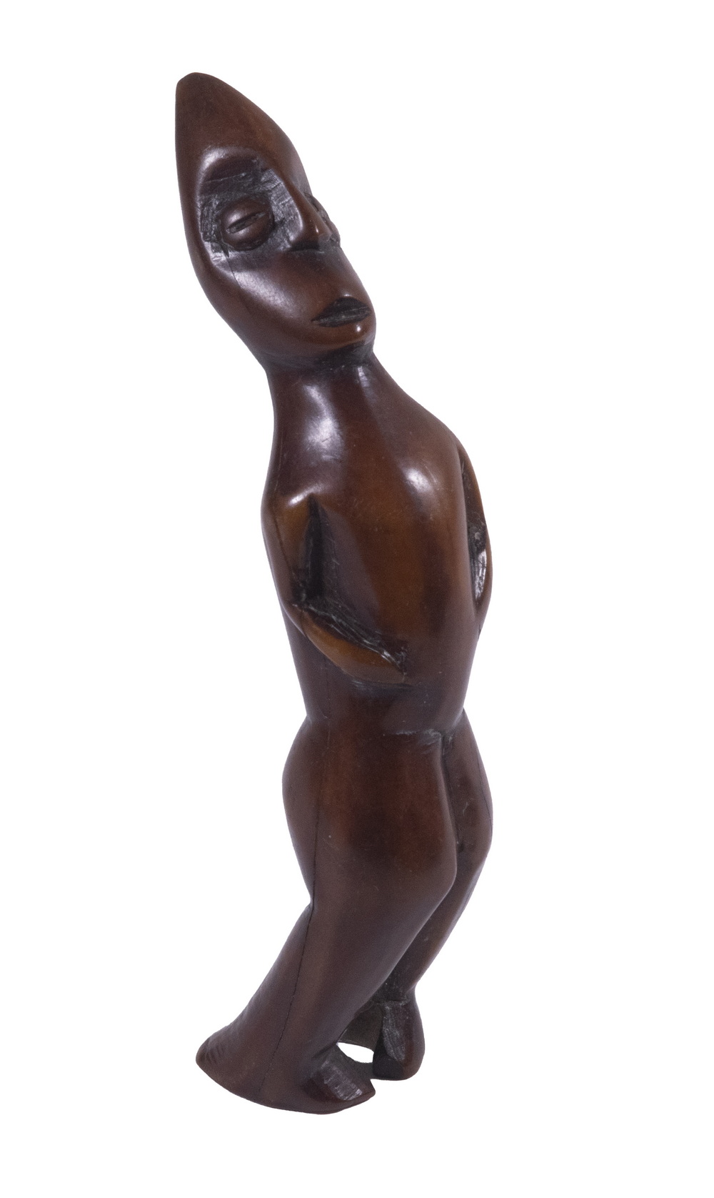 AFRICAN KONGO CARVED IVORY FIGURINE