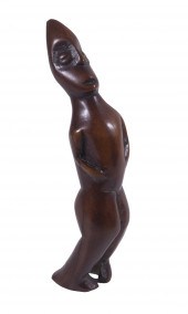 AFRICAN KONGO CARVED IVORY FIG
