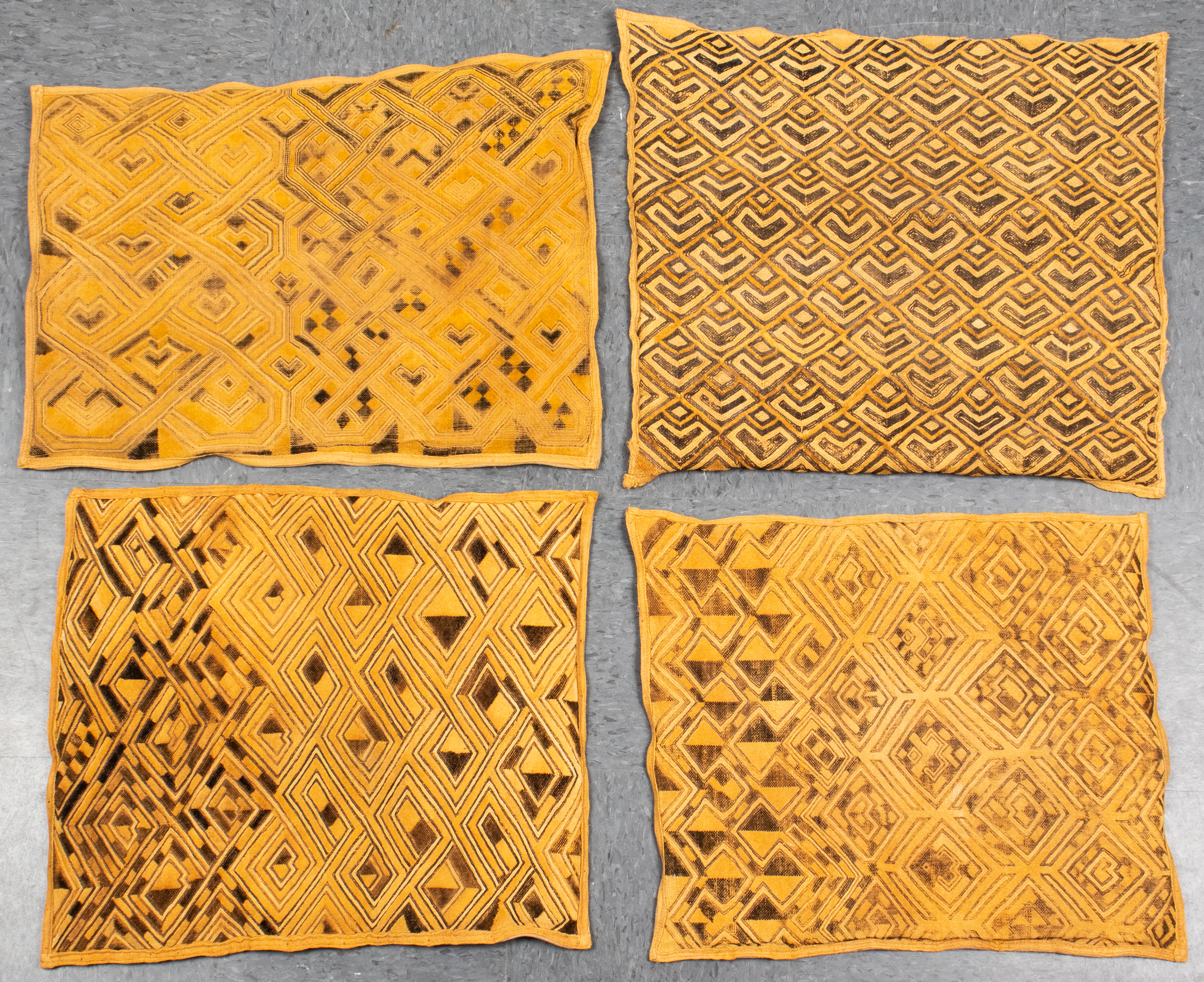 AFRICAN KUBA RAFFIA CLOTH & SUEDE
