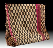 AFRICAN KUBA RAFFIA CLOTH PANE