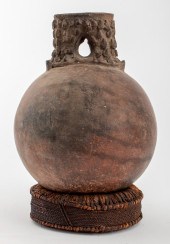 AFRICAN LOBI DOUBLE SPOUTED VE