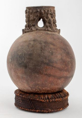 AFRICAN LOBI DOUBLE SPOUTED VE
