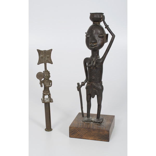 African Lobi Figure and Yoruba