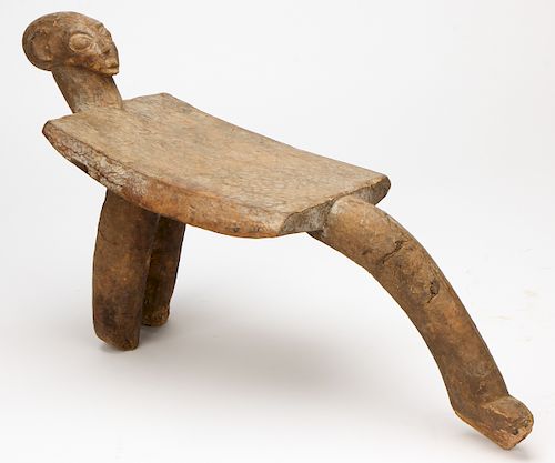 AFRICAN LOBI STOOL, BURKINA
