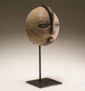 African Luba Kifwebe carved wo
