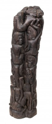 AFRICAN MAKONDE UJAMAA EBONY W