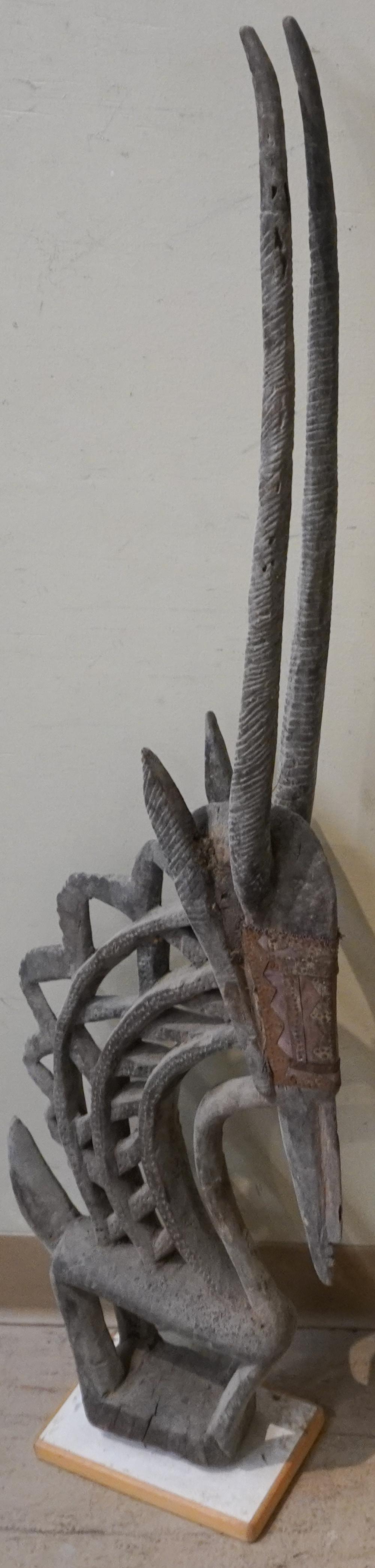 AFRICAN MALI WOOD AND METAL CHIWARA