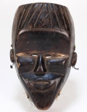 AFRICAN MANO TRIBE CARVED WOOD