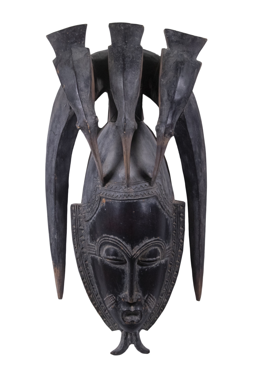 AFRICAN MASK Baule, Ivory Coast,
