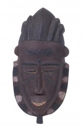 AFRICAN MASK, CARVED WOOD Ivor