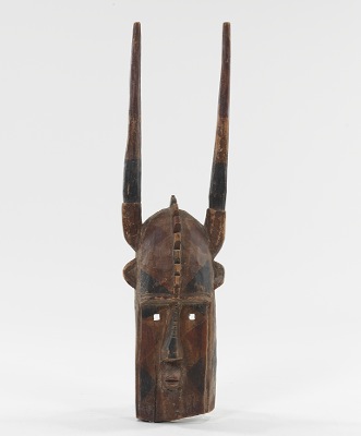 African Mask Flat panel face with