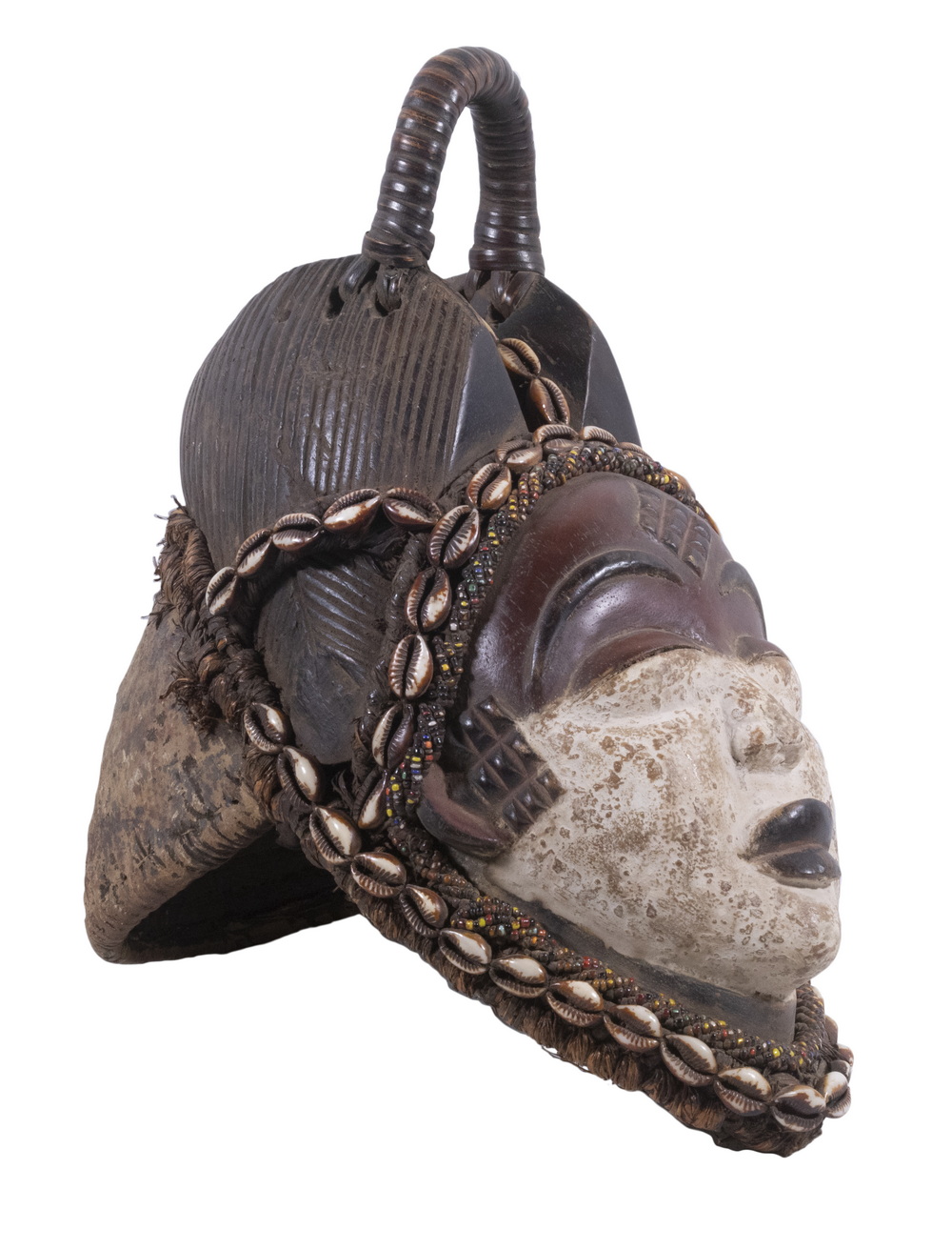 AFRICAN MASK Punu Lumbo Helmet Mask