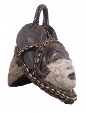 AFRICAN MASK Punu Lumbo Helmet
