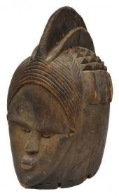AFRICAN MENDE BUNDU CARVED WOO