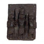 AFRICAN METAL BENIN STYLE FIGU